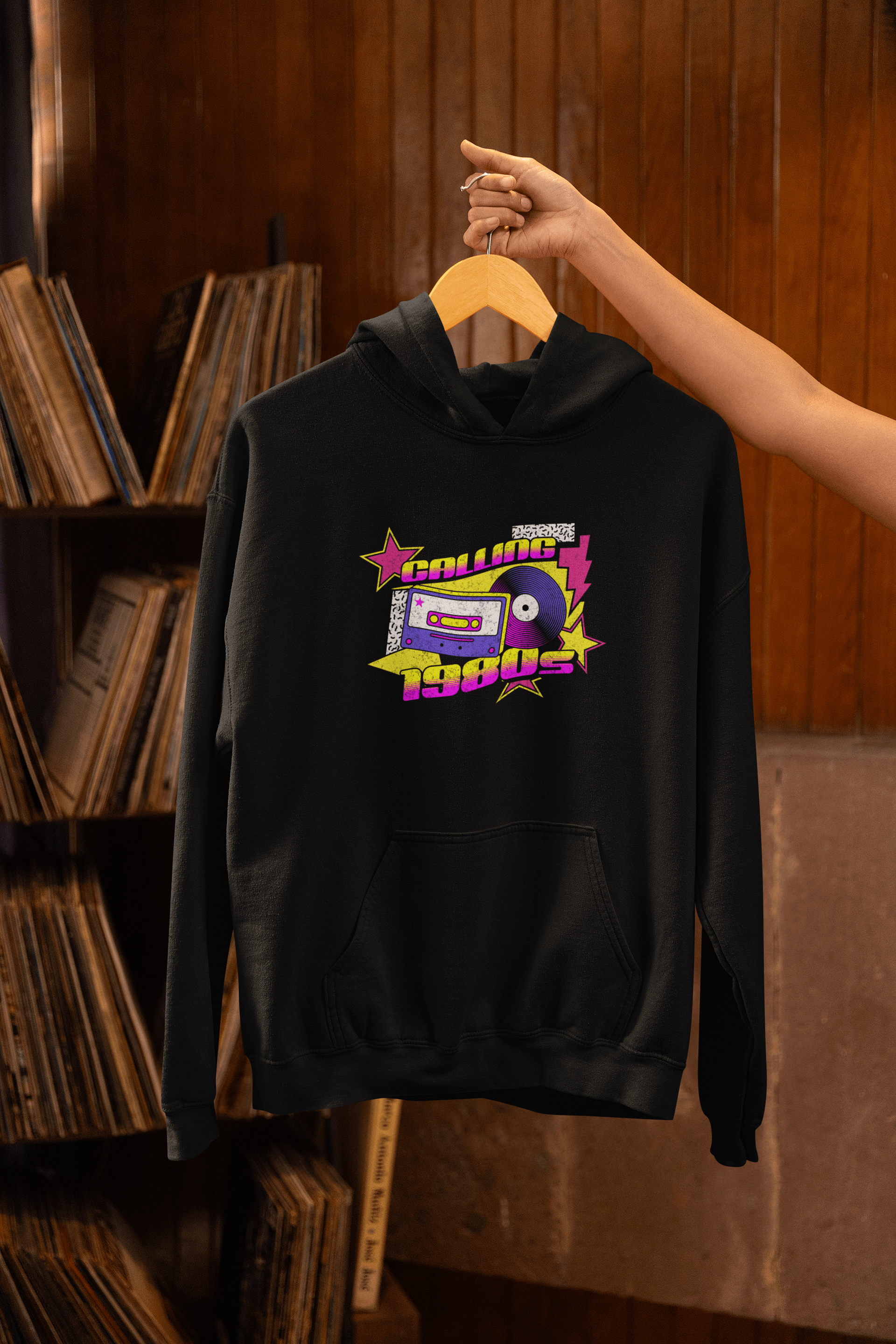 Calling 1980s Hoodie product image (6)