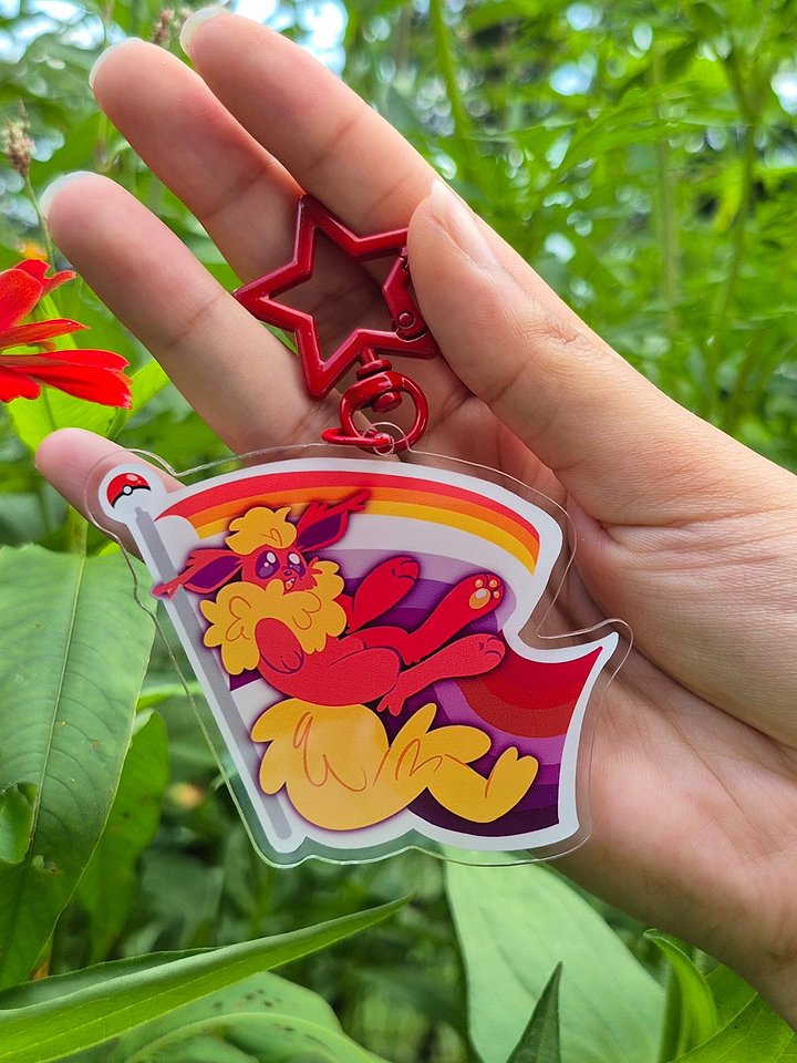 Lesbian Flareon Charm product image (1)