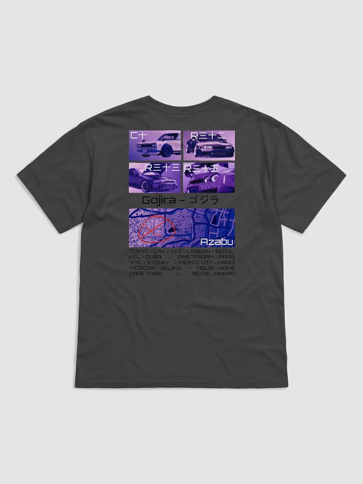 Gojira-Birthplace, List of Cities (Black) Shirt product image (1)