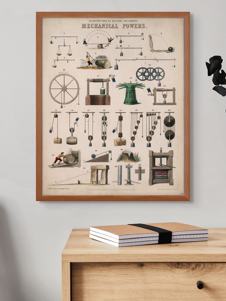 Mechanical Powers Illustrated Poster product image (3)