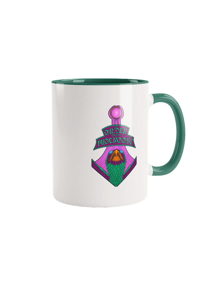 The Order of the Phoenoobz Team Ceramic Mug with Color Inside product image (4)