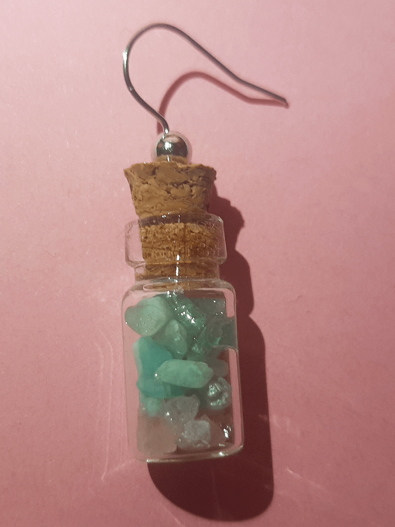 Crystals-in-a-Jar Earrings