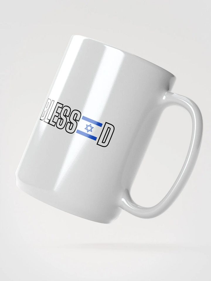 “BLESSED” White Mug – Flag Edition product image (2)