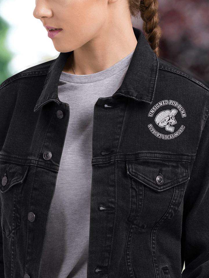 Skull Logo Denim Jacket product image (1)