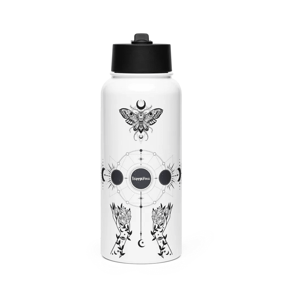 Moon Phase Steel Water Bottle product image (1)