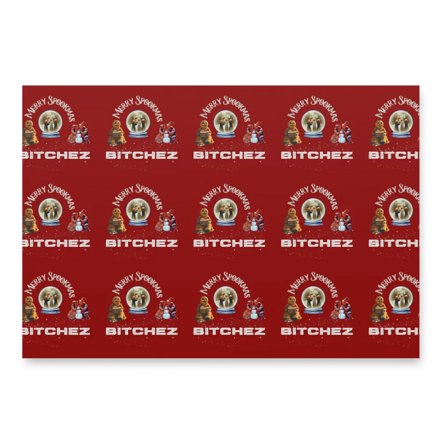 Merry Spookmas Gift Wrapping Paper product image (1)