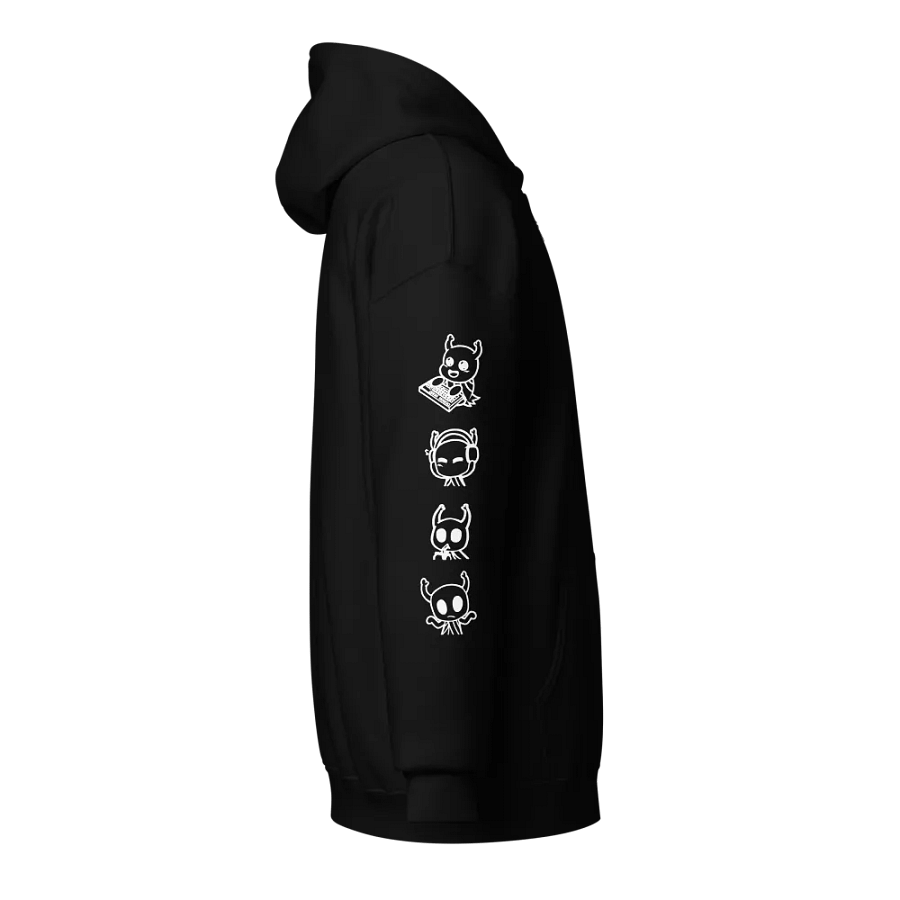Pouting and Zipping (Zip-up Hoodie) product image (13)