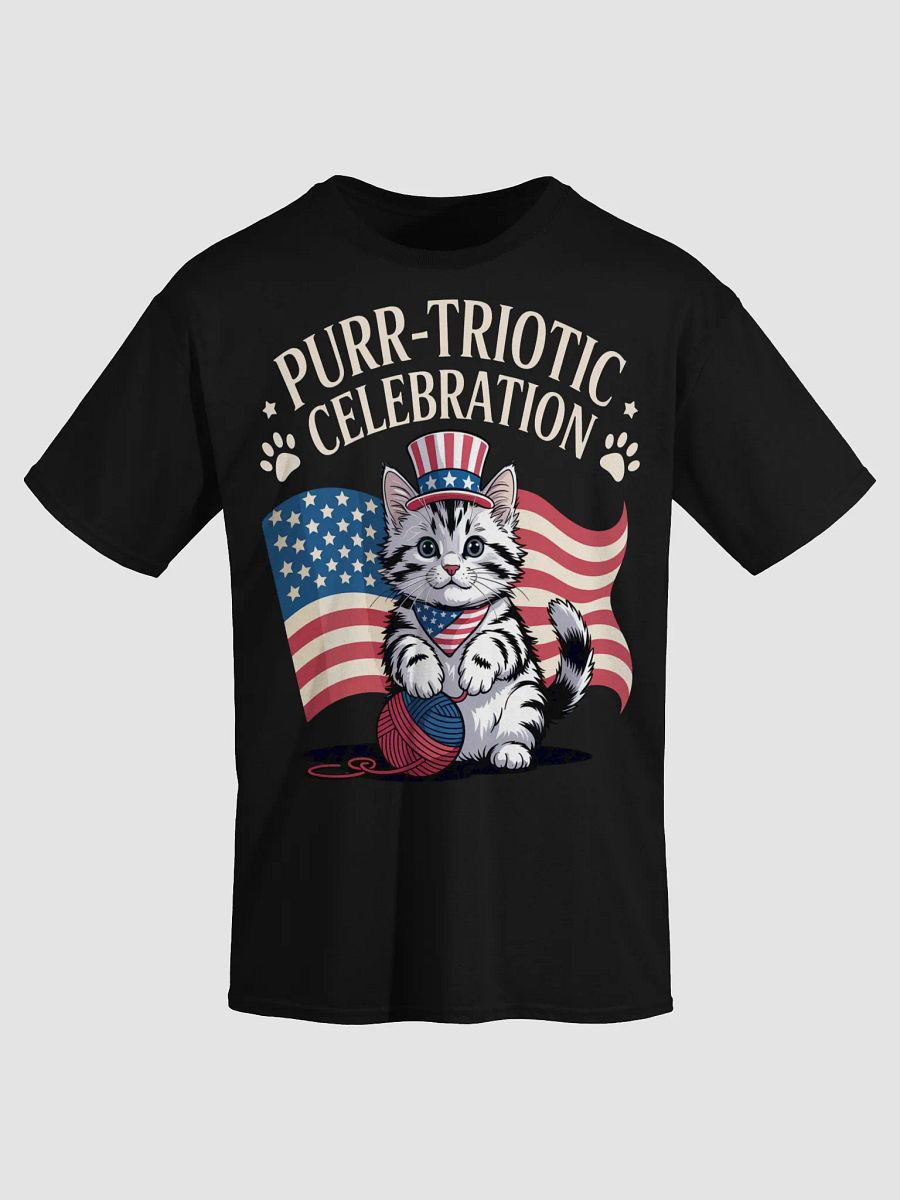 Purr-triotic Kitten Celebration T-Shirt product image (9)