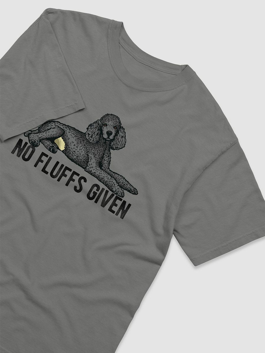 No Fluffs Given T-Shirt of a Standard Poodle(Gray) | Funny T-Shirt for Poodle Paw-rents product image (14)