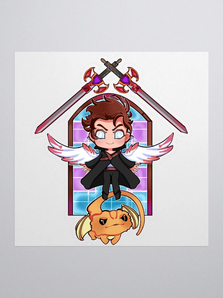The Adorable Warrior Duo Sticker product image (2)