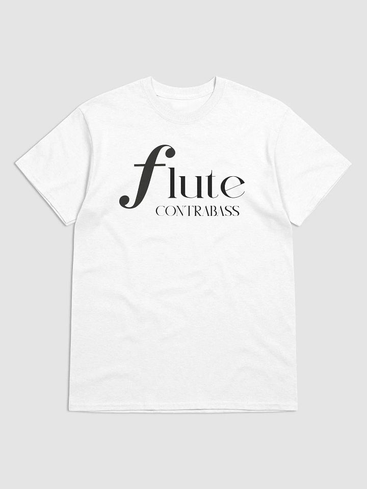 Forte Flute Tee - Black Letters - Contrabass - Unisex product image (1)