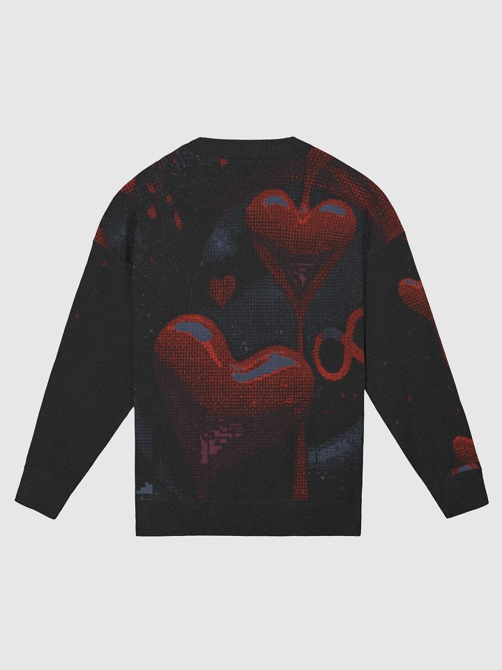 The One Love Heart Cardigan – Romantic Knit Sweater for Men & Women | Cozy Soulmate-Inspired Sweater with Heart Design product image (2)