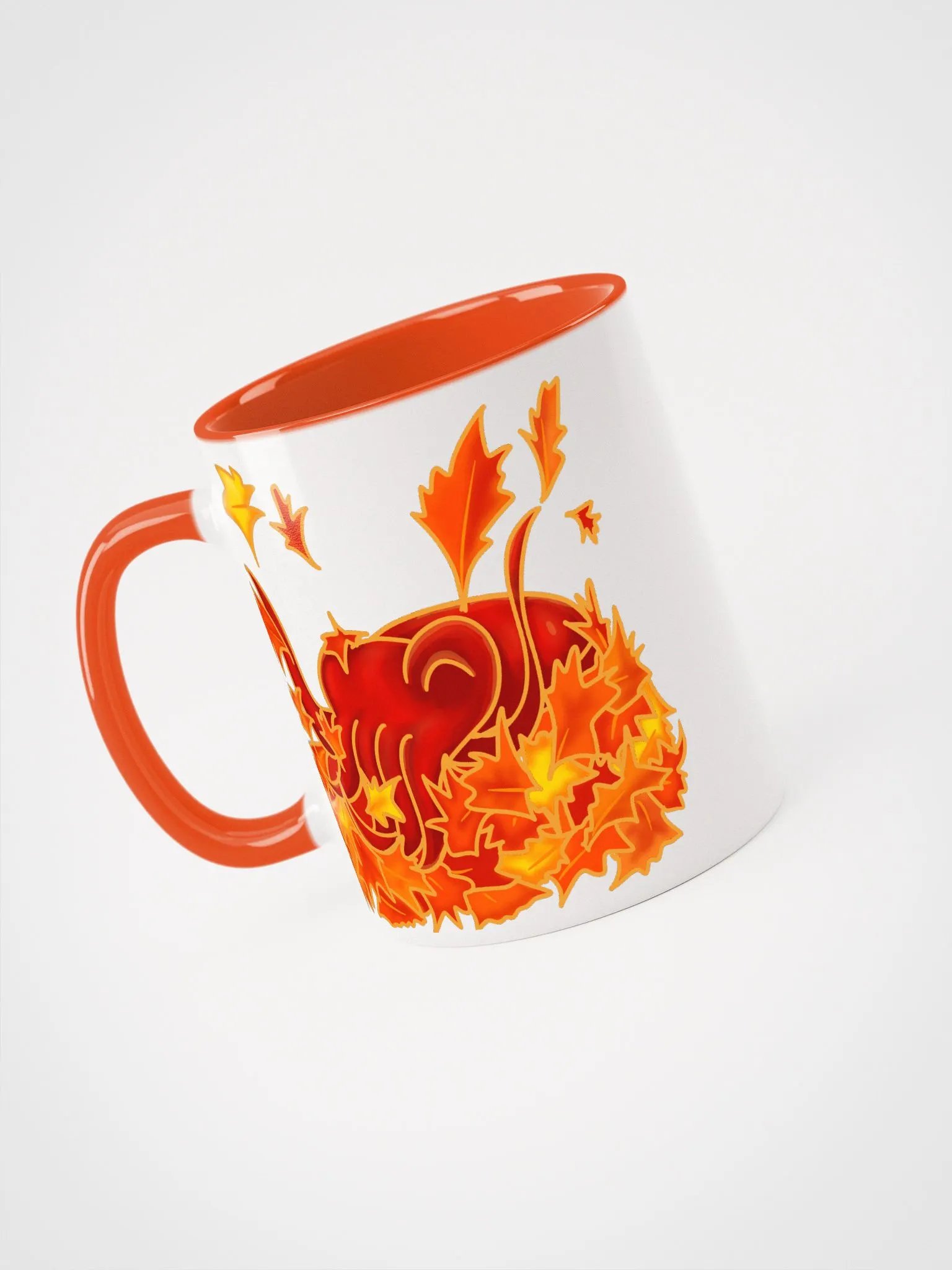 Leafpile Cuttle double sided- color mug product image (33)