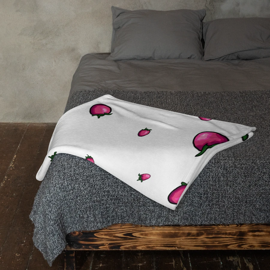 Strawberry Throw // Throw Blanket by Allcolor product image (11)
