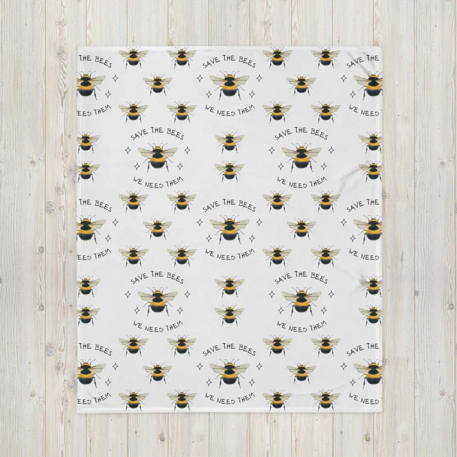 Save The Bees We Need Them Blanket product image (6)