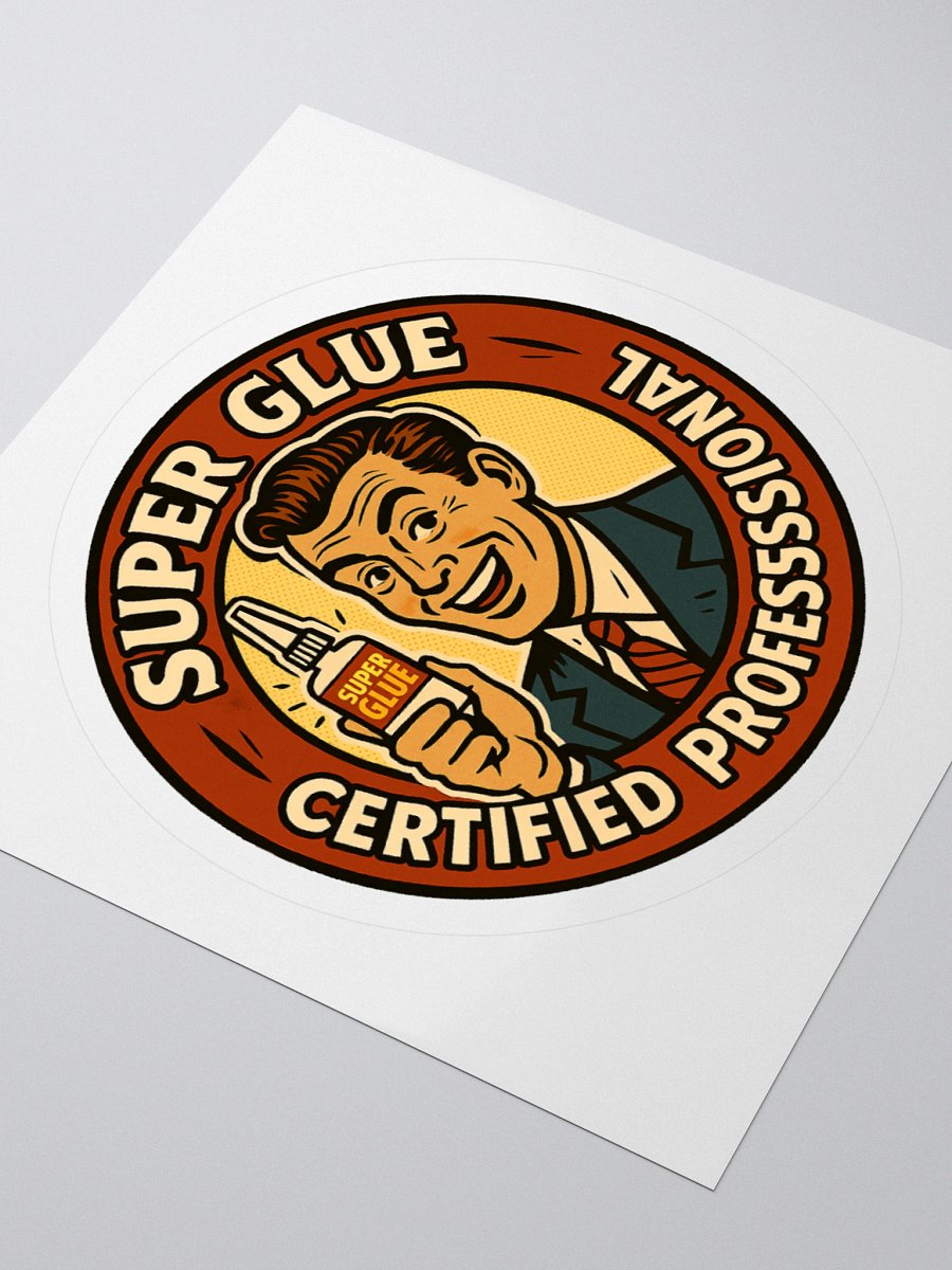 Super Glue Certified Professional Sticker product image (3)