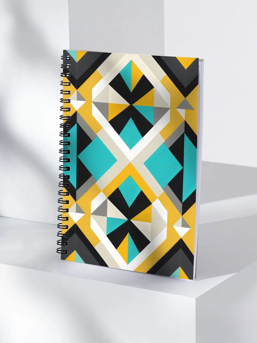 Geometric Harmony Spiral Notebook product image (4)
