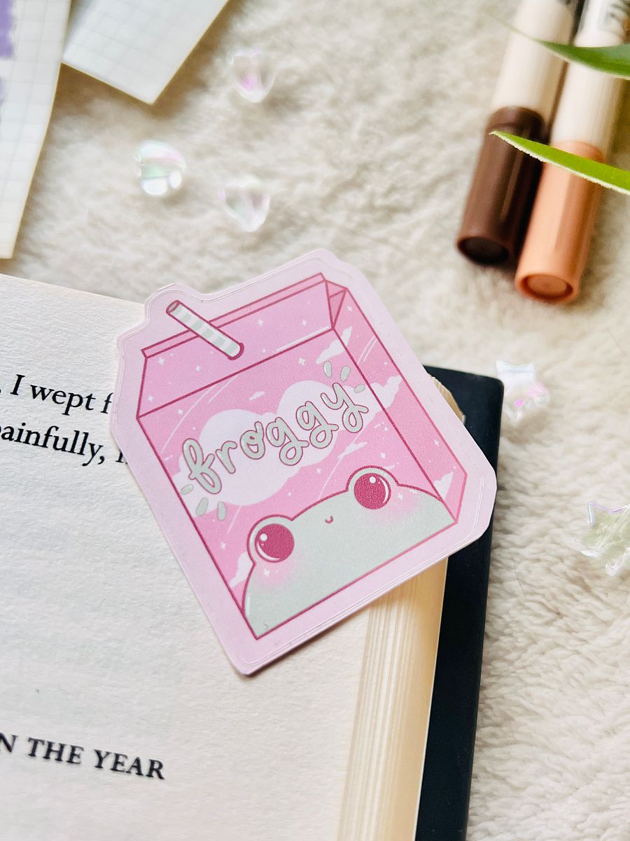 Froggy Milk Carton Sticker product image (4)