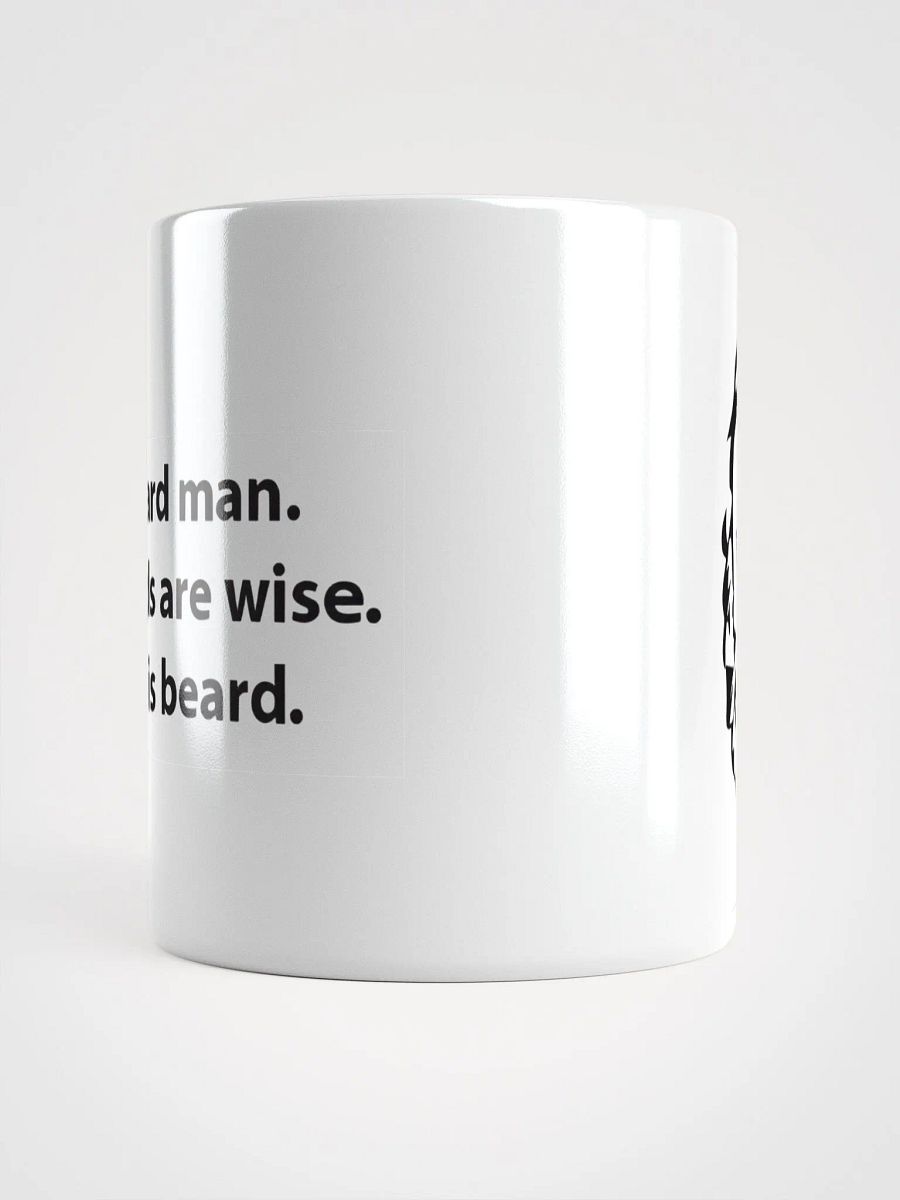 Wise Beard Man Mug (White) product image (10)