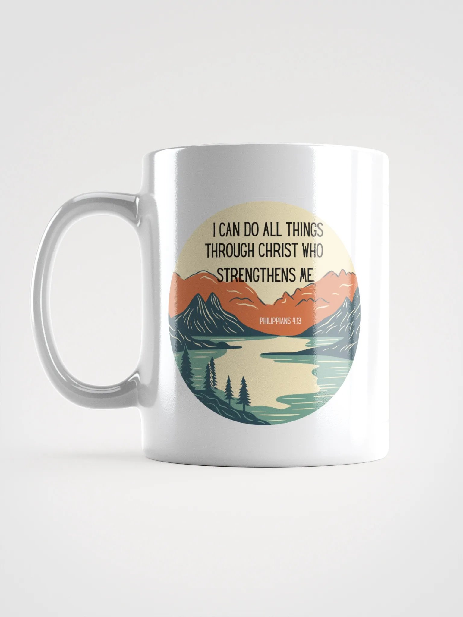 Peak Sipper: The 'Strength Over Mountains Ceramic Mug product image (17)