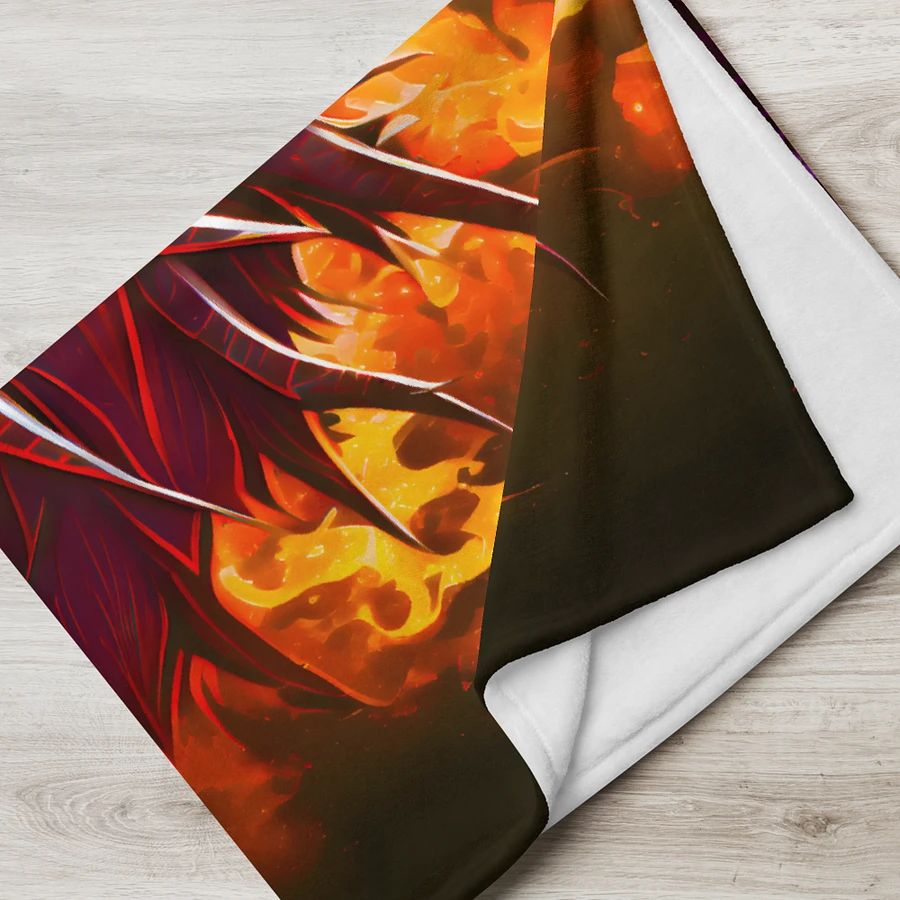 Fiery Dragon Head for Dragon Lovers Kids Boys Girls Dragon Gift Throw Blanket product image (7)