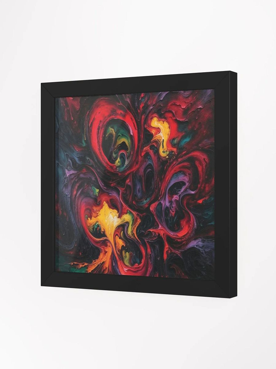 Vibrant Swirls Framed Print product image (2)