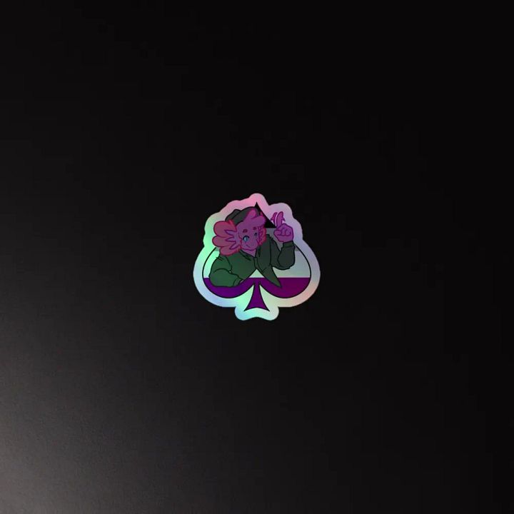Ace in Spades | Kiss-Cut Holo Sticker product image (2)