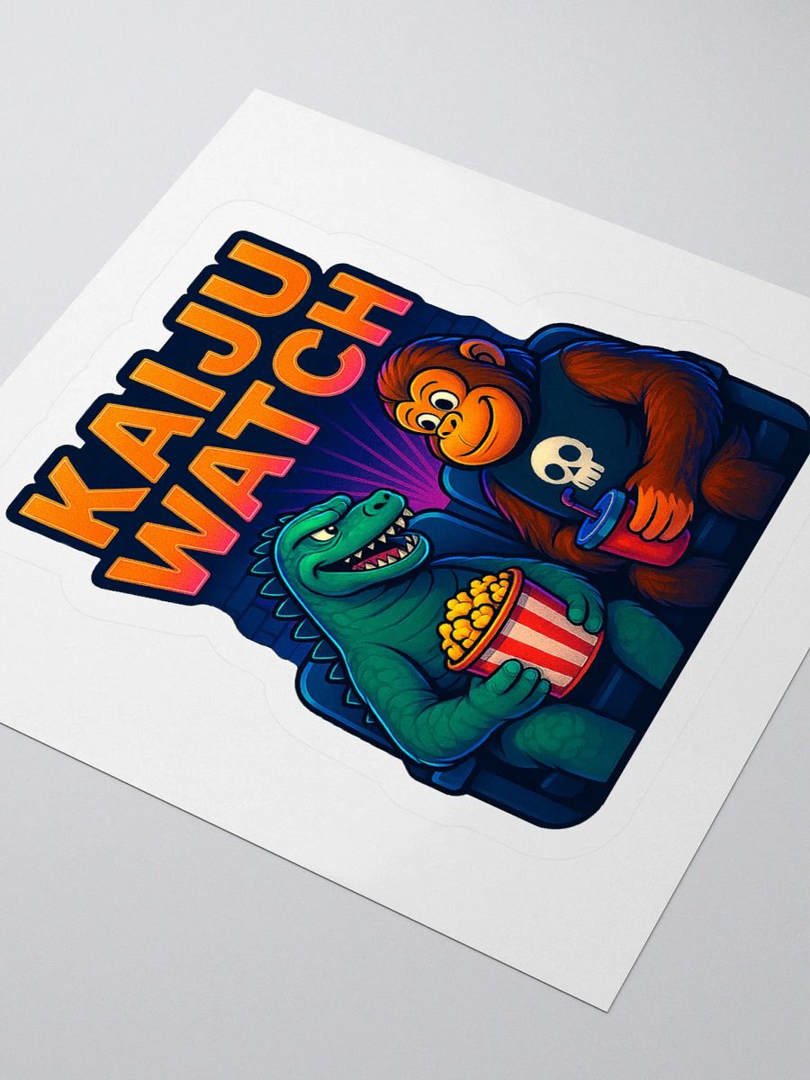 Friday Night Kaiju Watch Buddies Kiss Cut Stickers product image (7)
