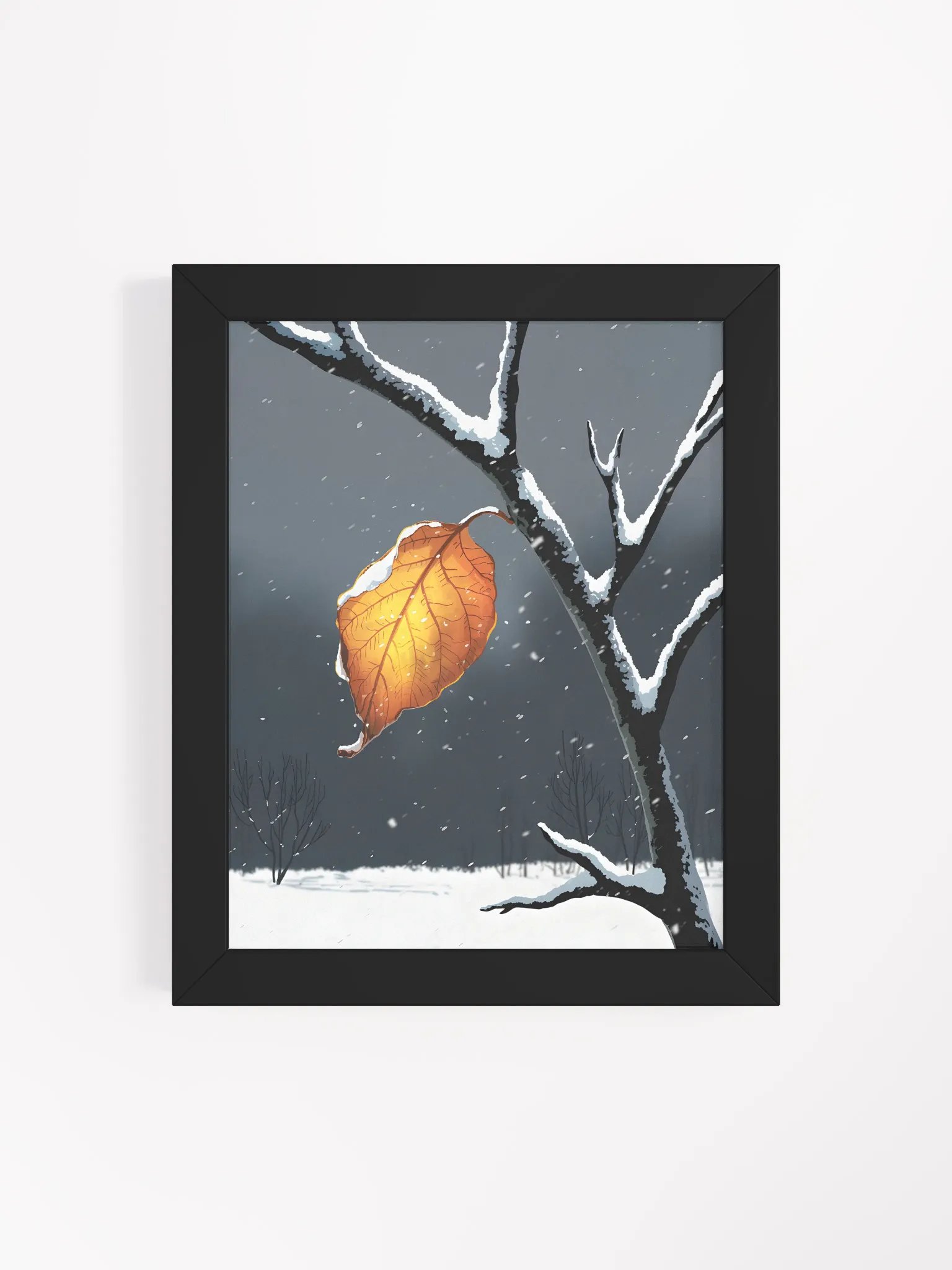 Winter's Embrace Framed Matte Poster product image (4)