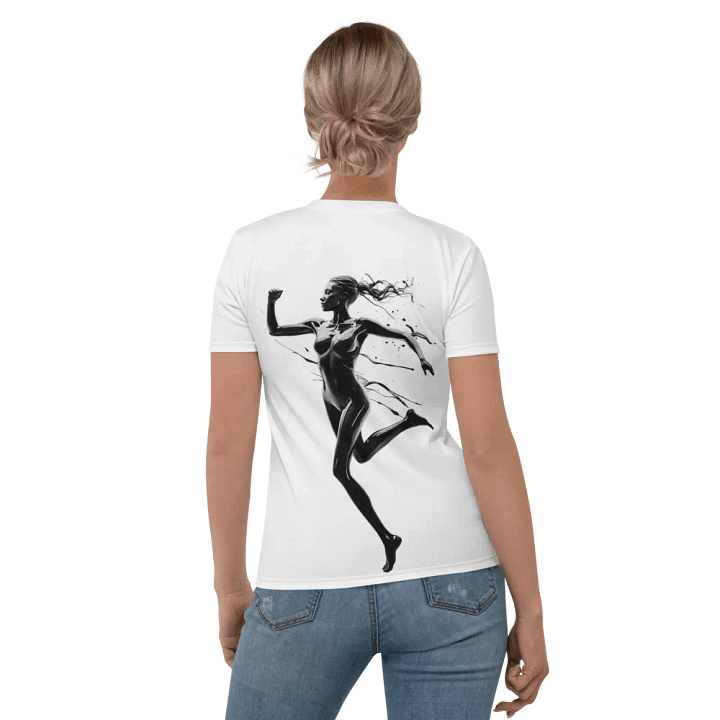 Revised Product Name: Liquid Motion Runner Tee - Sculpted Athlete Art product image (2)