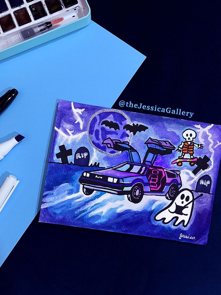 Spooky Speed Machine Art Print product image (2)