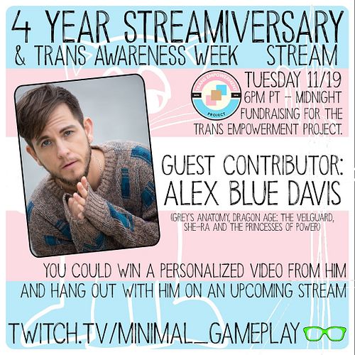 I'm so excited to announce  @alexbluedavis as a special guest contributor for my upcoming charity stream! Don't miss out on y...