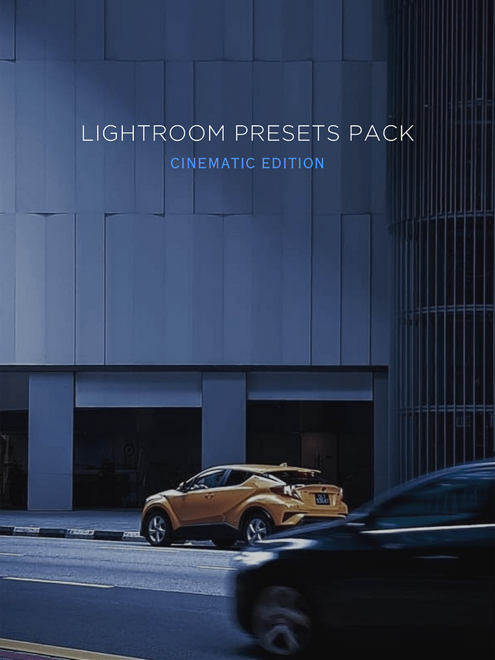 Lightroom Preset Pack - Cinematic Edition product image (1)