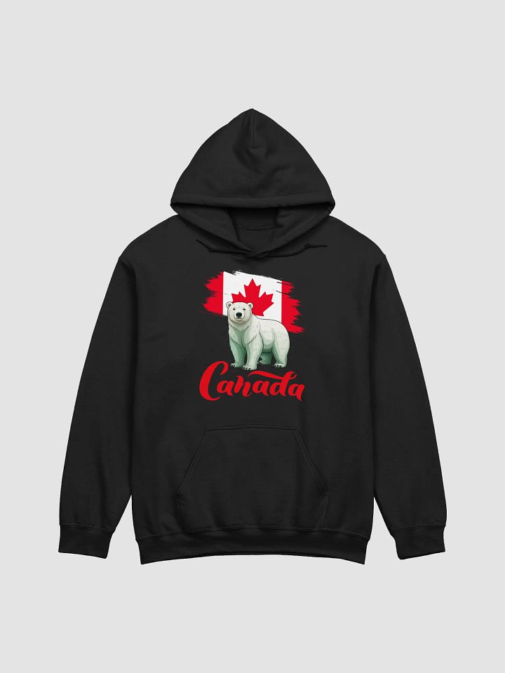 Canadian Flag Polar Bear Hoodie product image (1)