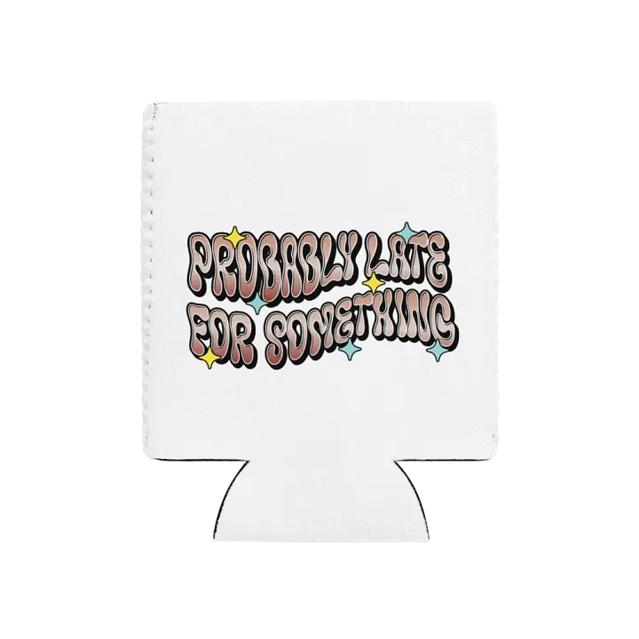 Probably Late For Something Wave Can Cooler product image (1)