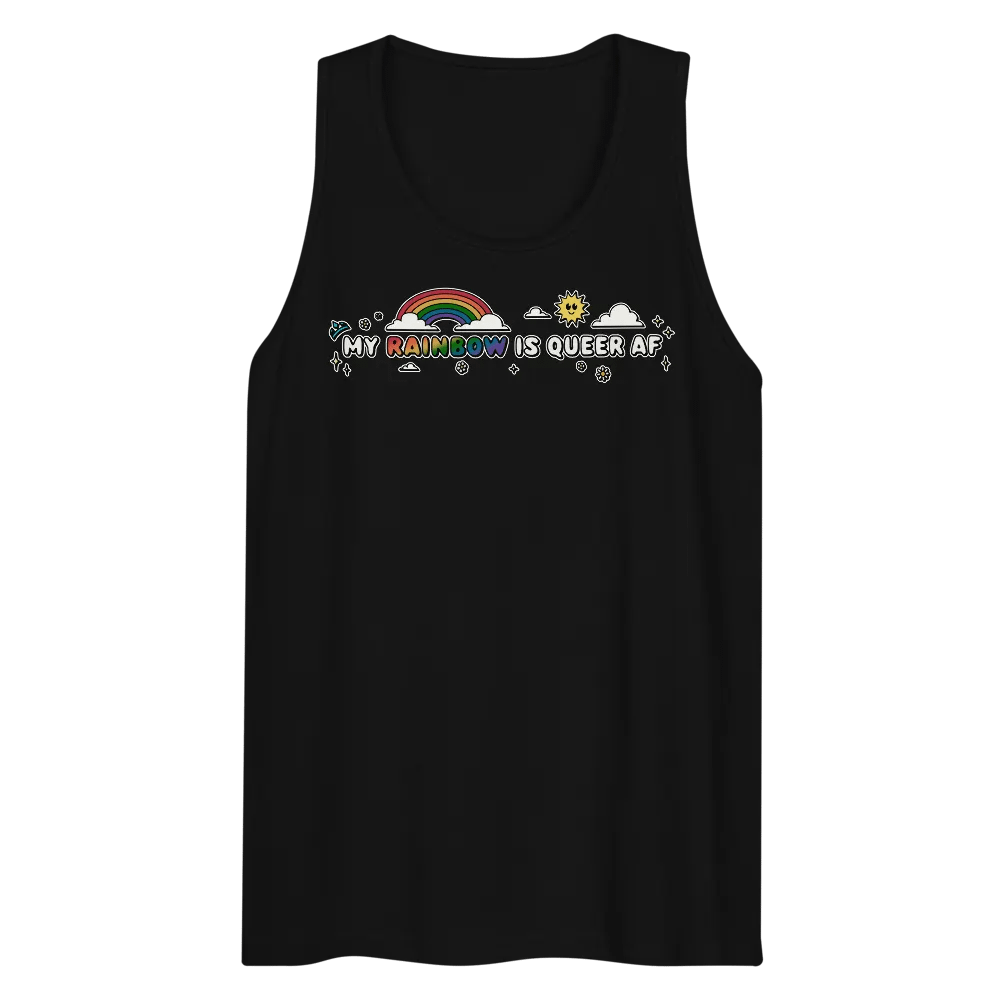 My Rainbow is Queer AF Tank Top product image (15)
