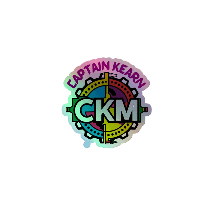 Kiss-Cut Holographic Sticker Sheet - Geometric CKM Design product image (1)
