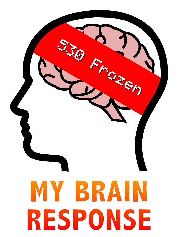 My Brain Response: 530 Frozen T-Shirt product image (2)