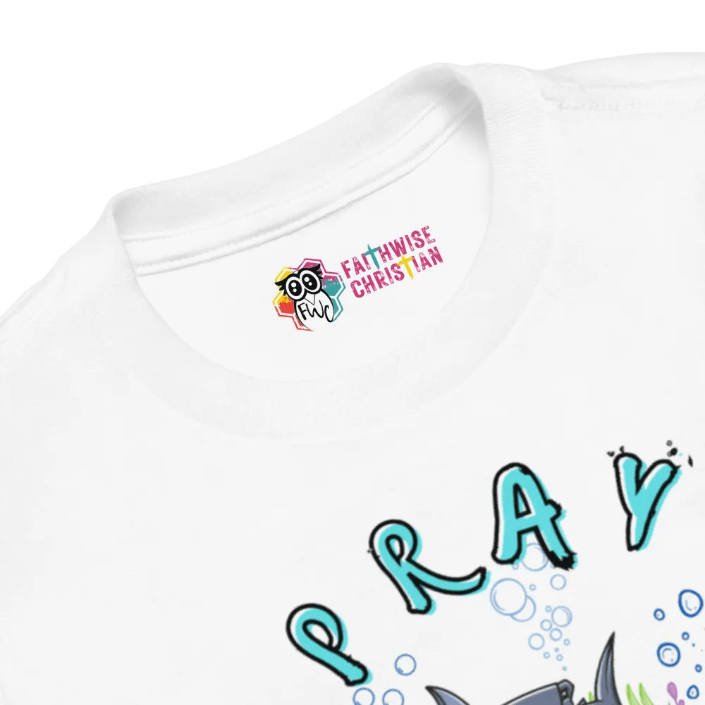 Pray Or Be Prey Funny Christian Toddler T-Shirt product image (5)