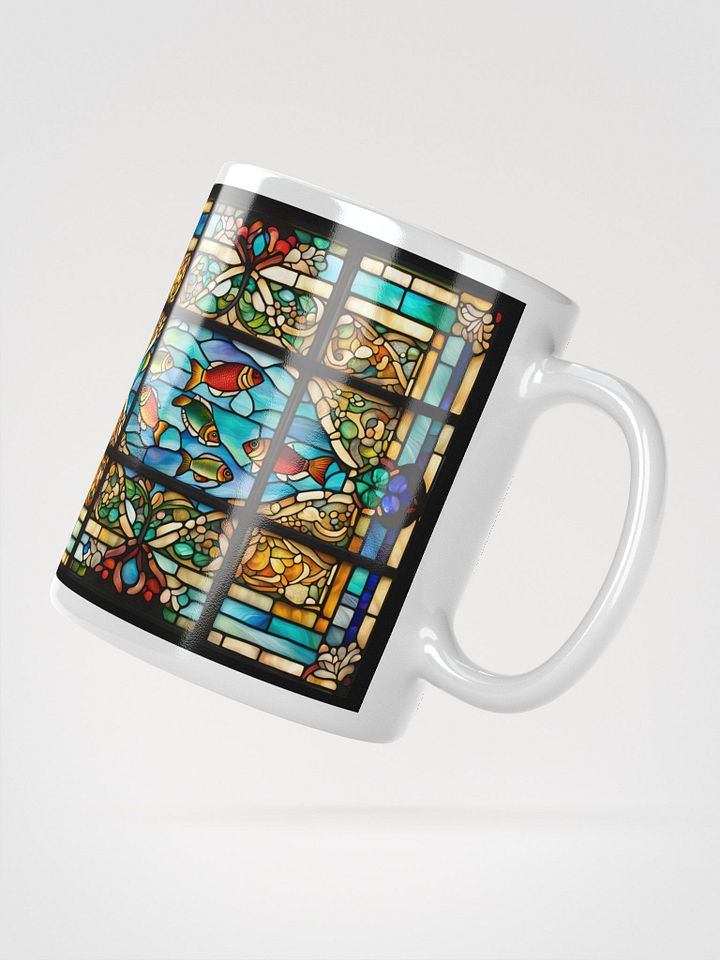 #001 - Goldfish Harmony Stained Glass Mug product image (2)