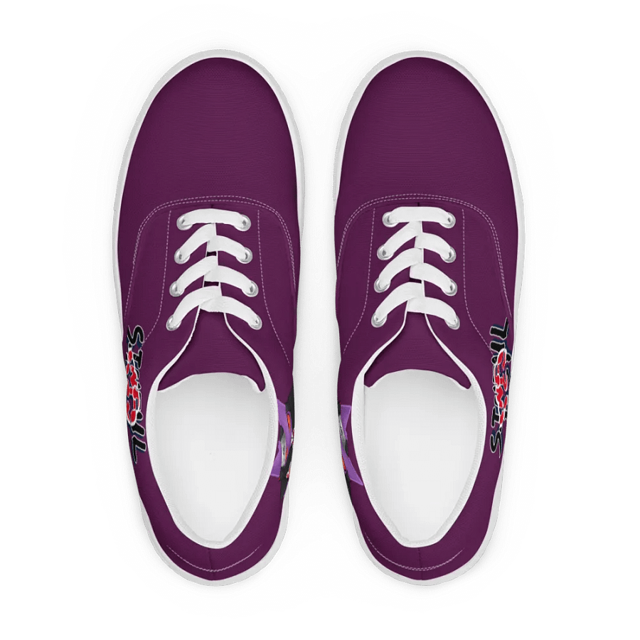Gengar X Itachi Women's Lace-Up Canvas Shoes product image (4)