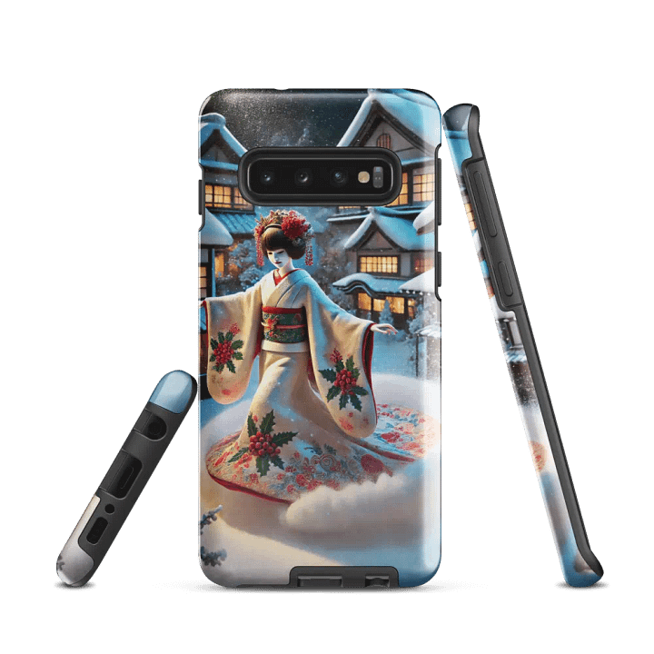 Snow Geisha Samsung Tough Case – Winter Serenity product image (1)