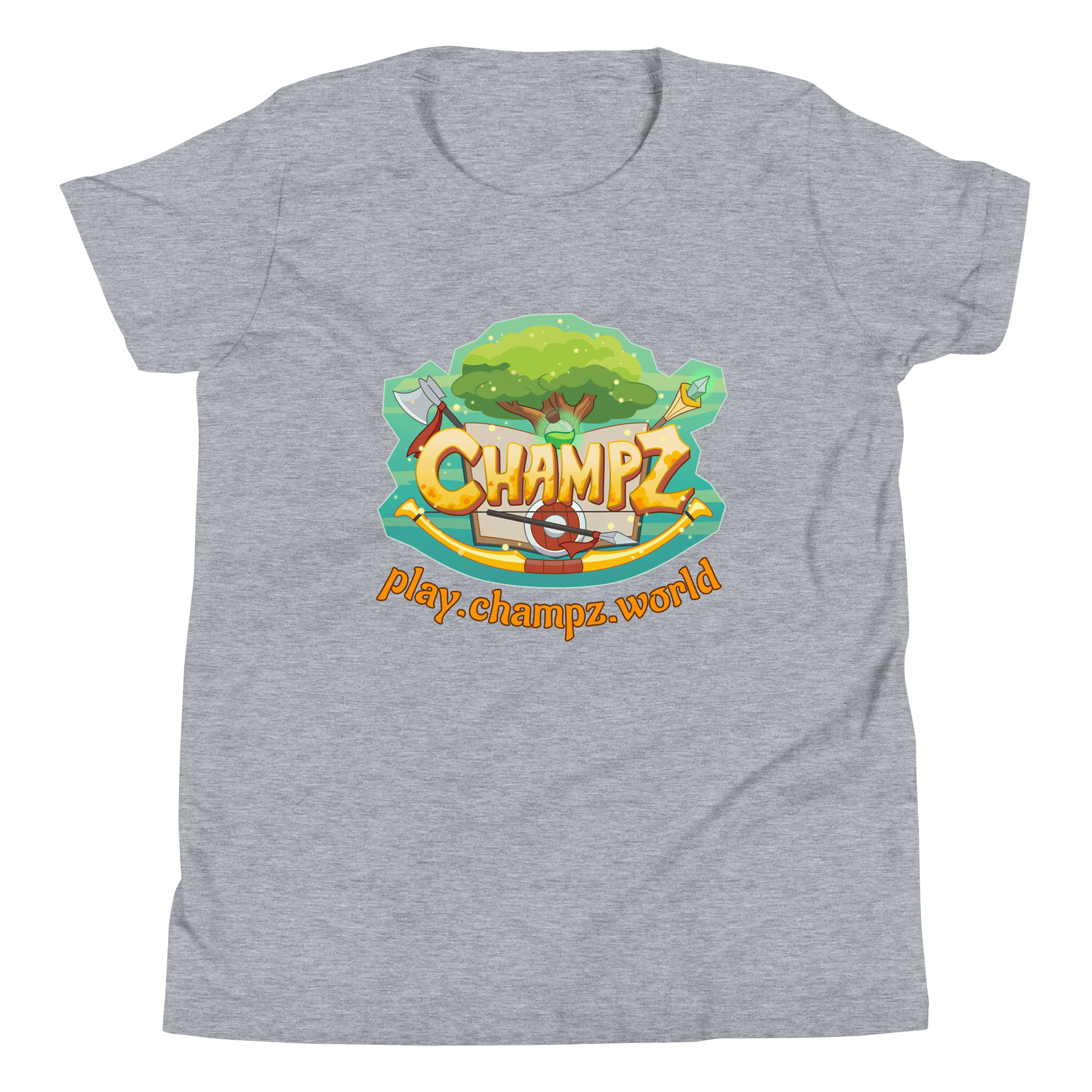 Champz Logo +URL kids tee product image (4)