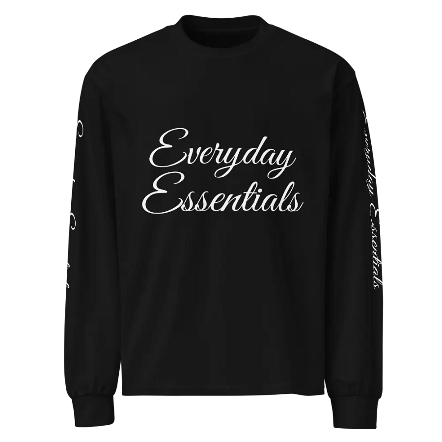 Everyday Essentials Cursive Long Sleeve Shirt product image (4)