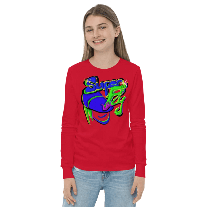 Super Fly Graffiti Youth Long Sleeve Tee product image (2)