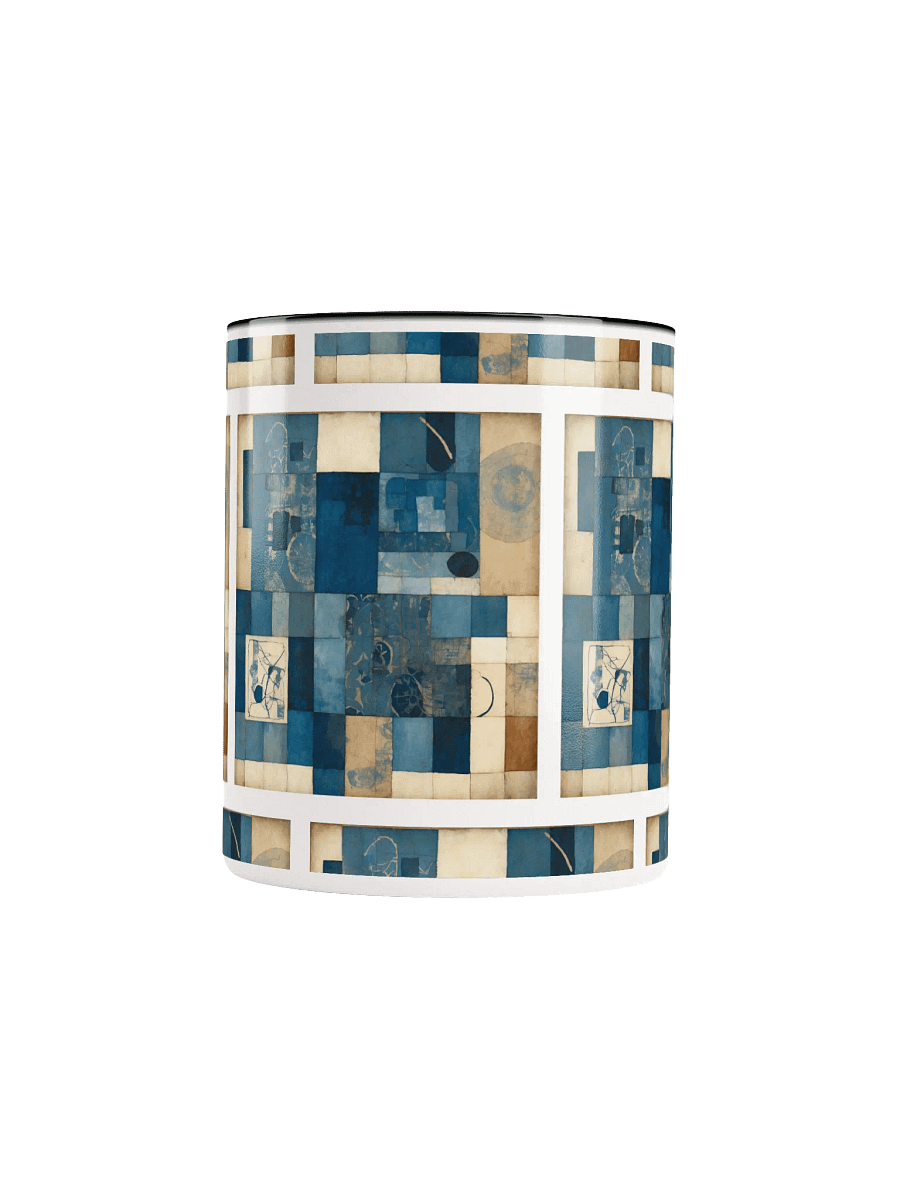 Mosaic Blues Ceramic Mug product image (9)