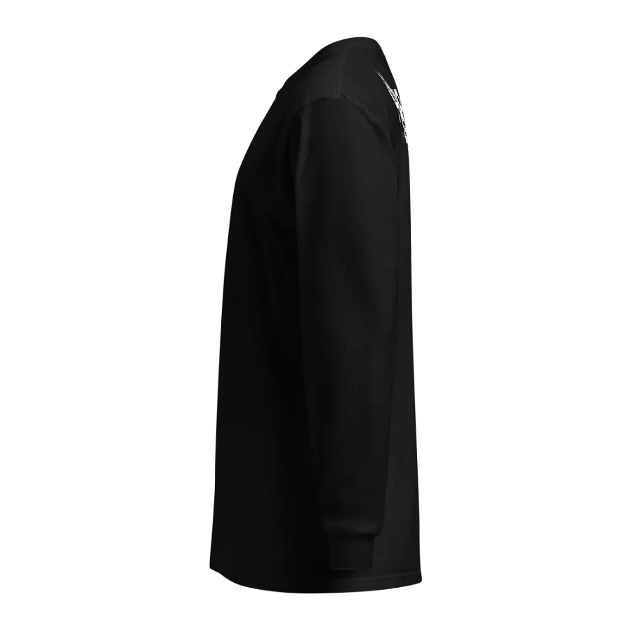 Unisex Garment-Dyed Heavyweight Long Sleeve Shirt - White HApex Gear White Logo product image (7)