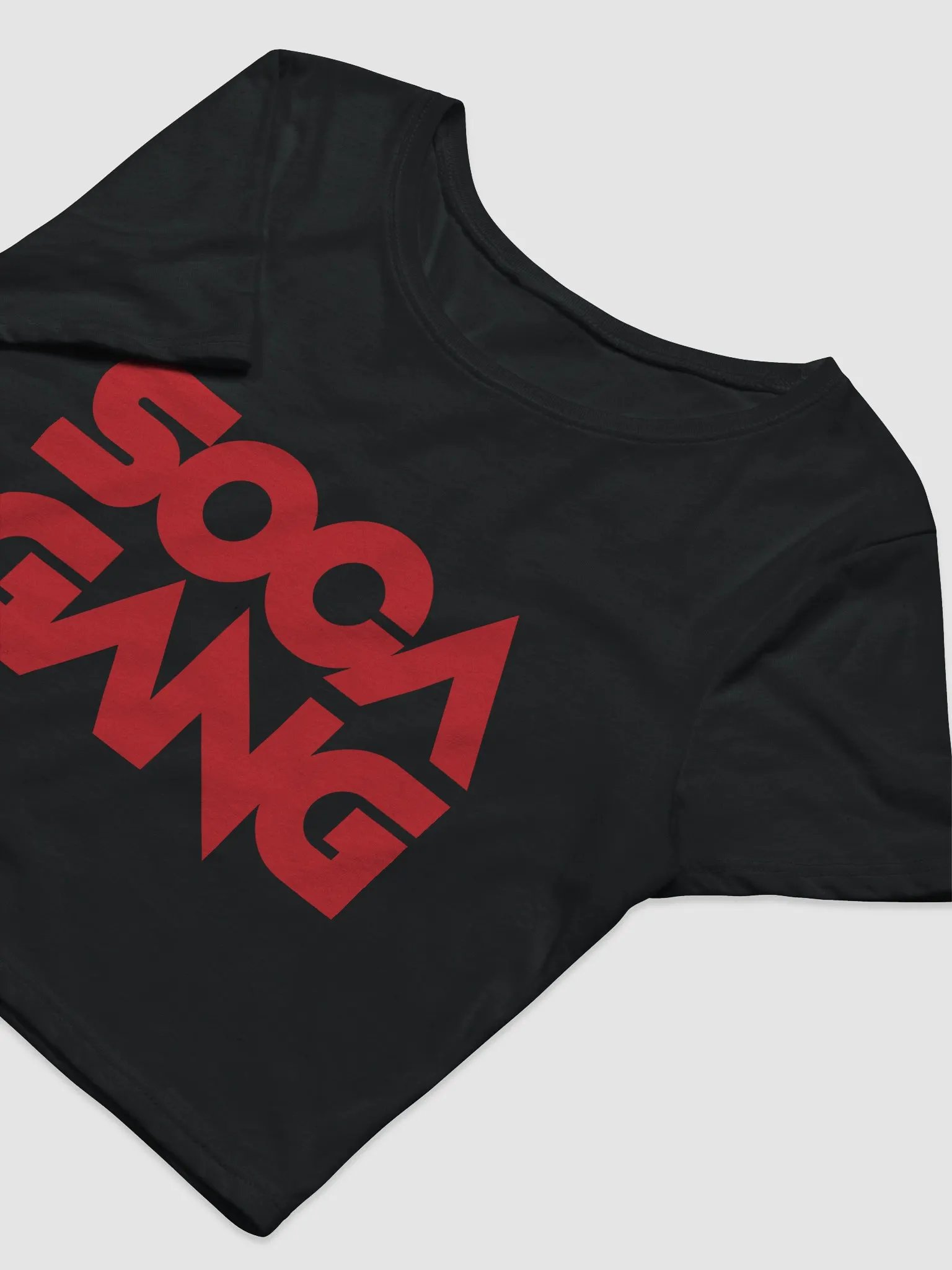 Red Logo Crop Top product image (5)