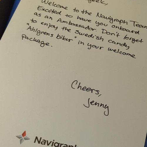 Officially a @navigraph_team Ambassador! 

Thank you for the wonderful welcome pack, I can't wait to taste the Ahlgrens bilar...