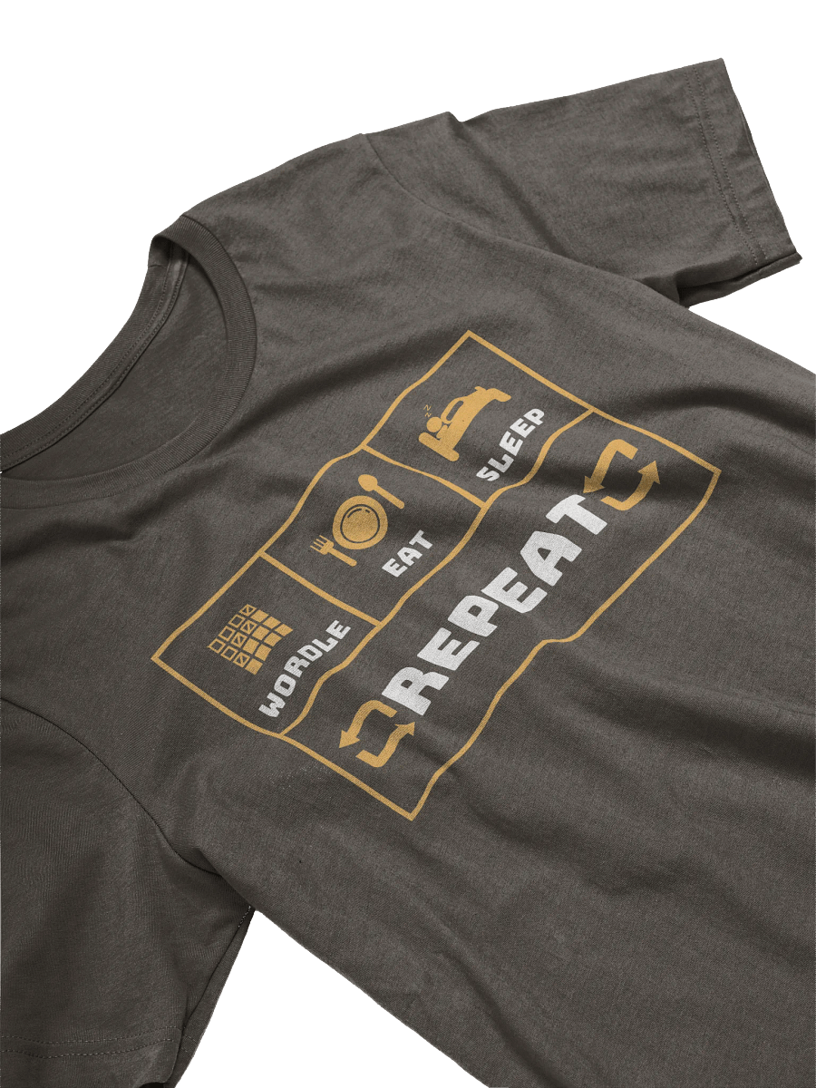 Wordle, Eat, Sleep, Repeat T-Shirt product image (2)